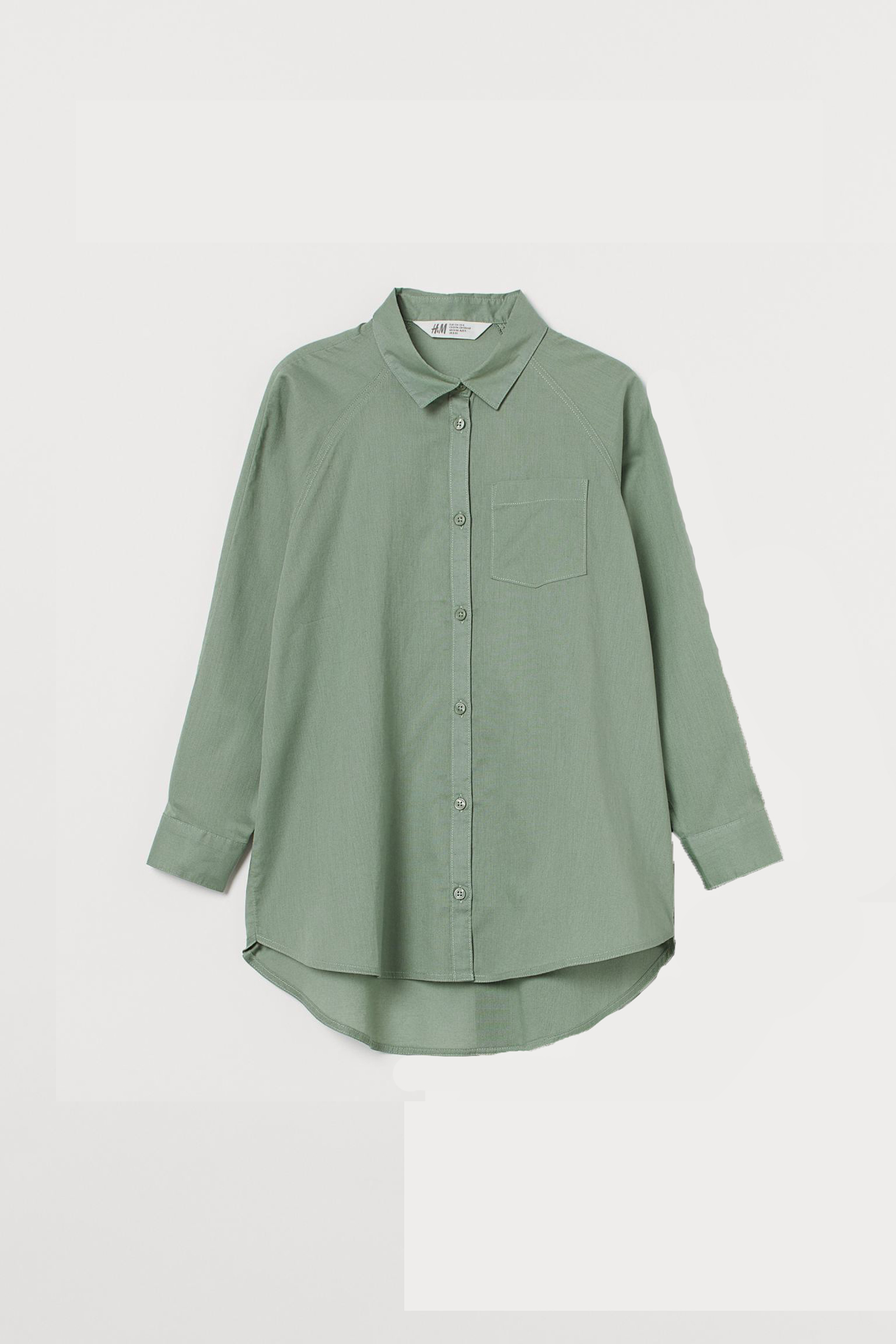 

Рубашка H&M 164см зеленый 16049244073