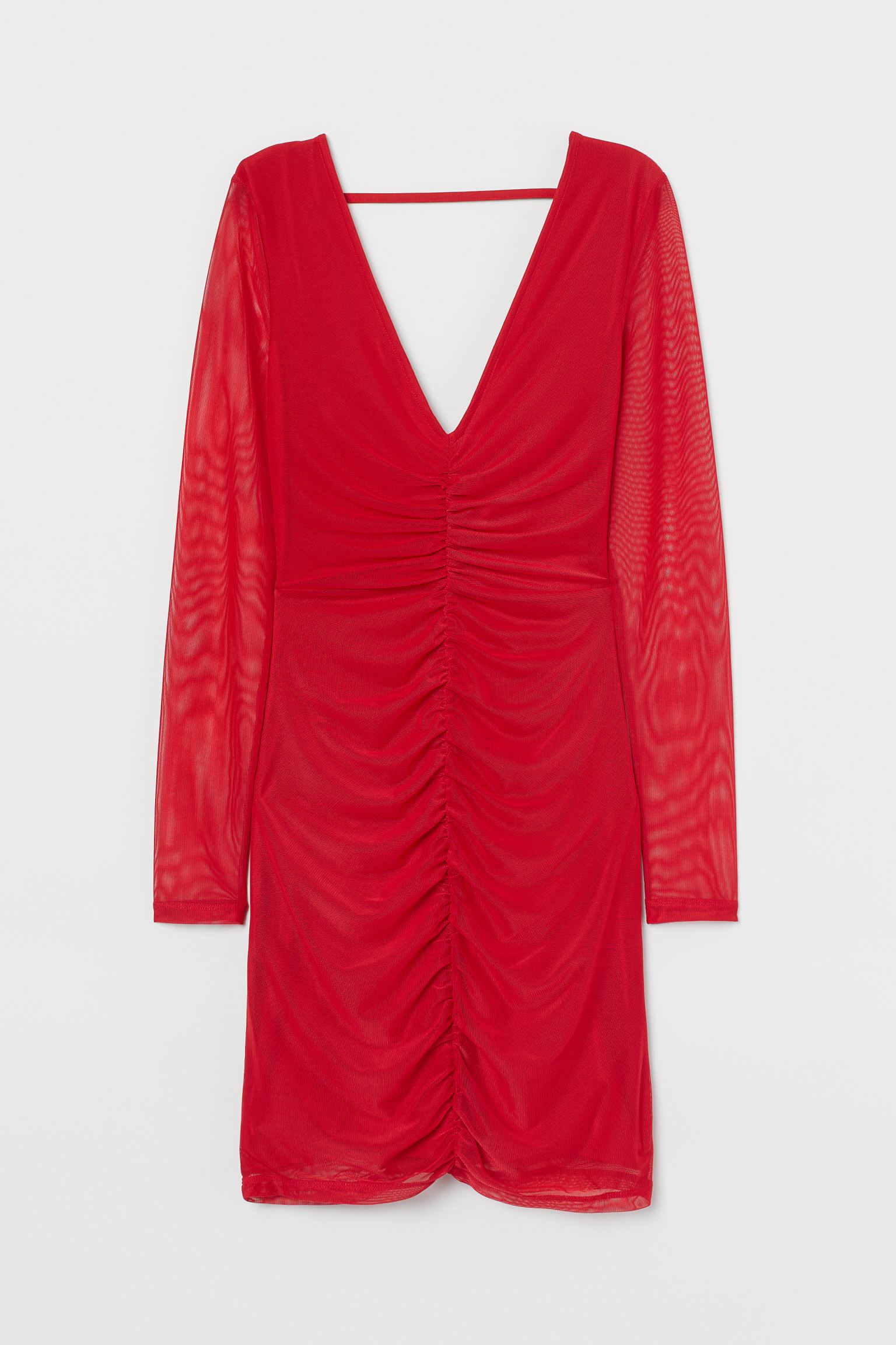 

Платье H&M XL красный 17077655100