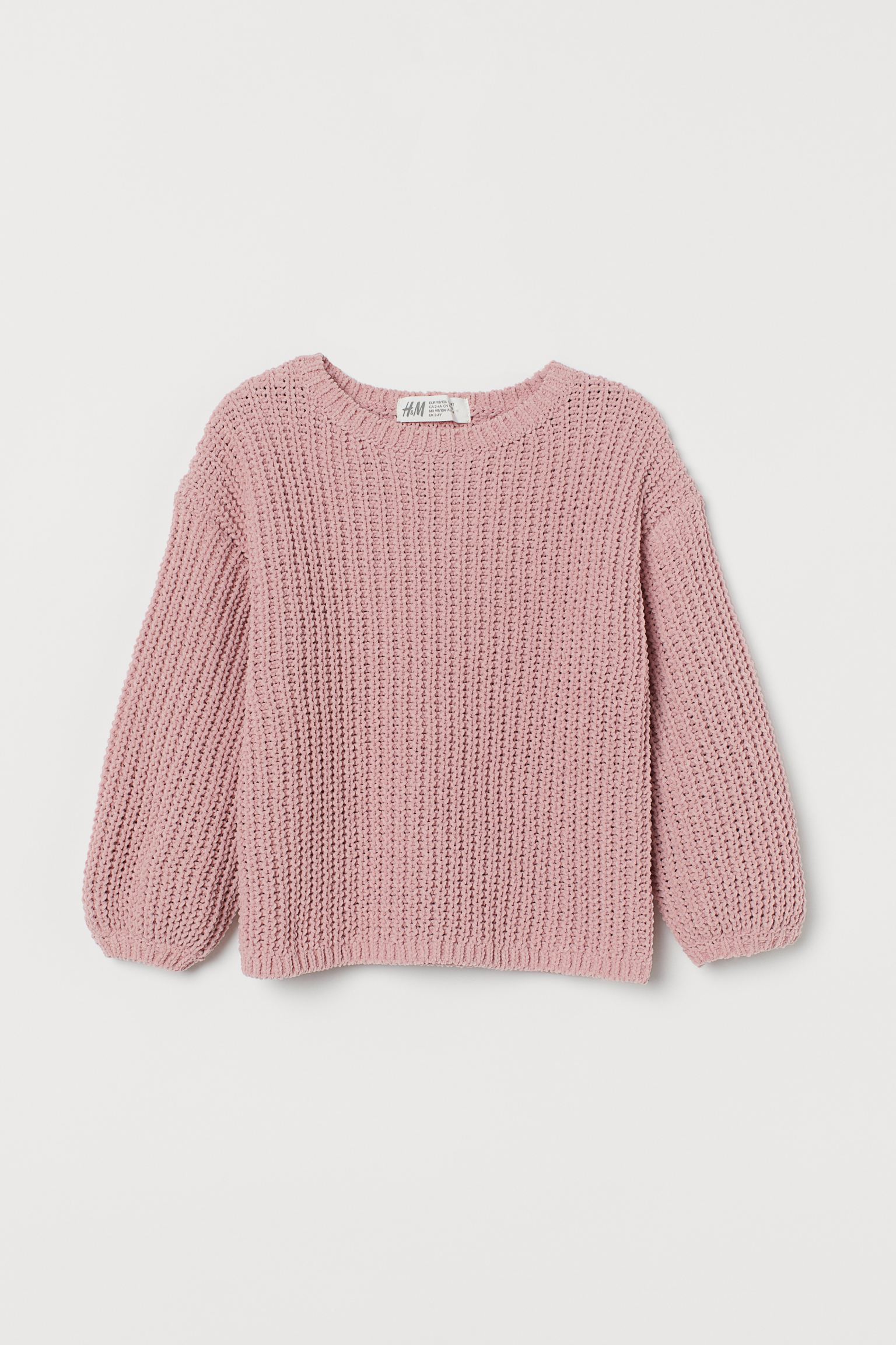 

Джемпер H&M 134 140см розовая пудра 29078657232