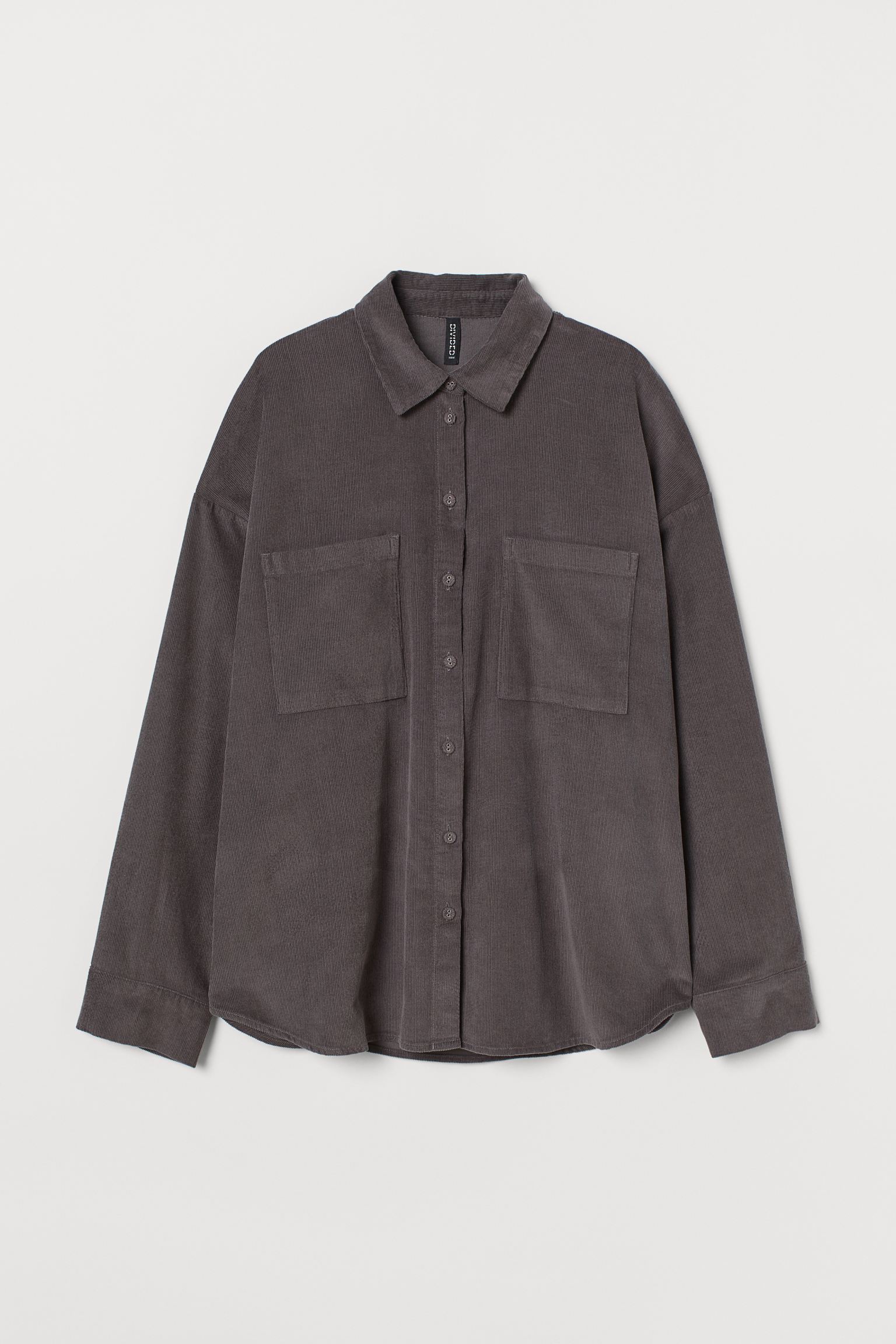 

Рубашка H&M XS темно серый 18078717102