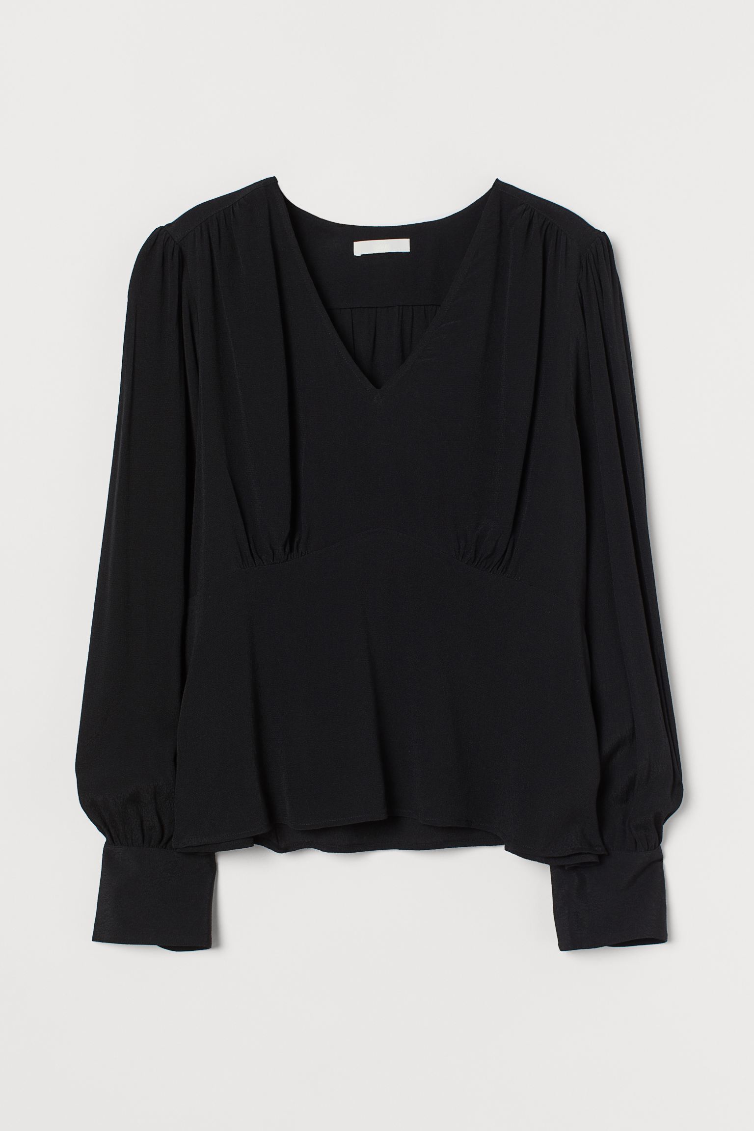 

Блуза H&  черный 18079299292, Блуза H&M M черный 18079299292