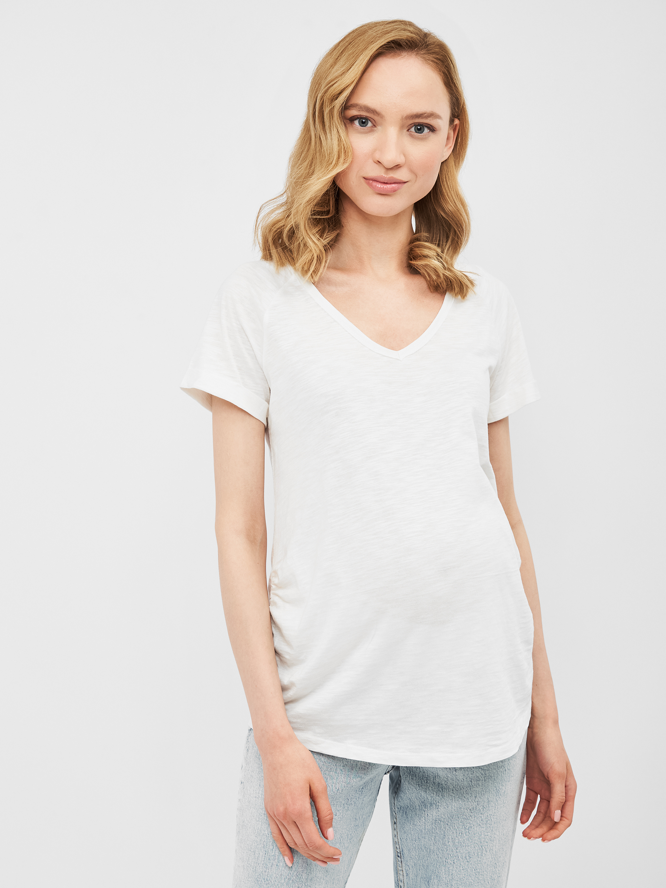 

Футболка для беременных H&M L белый 25047594430