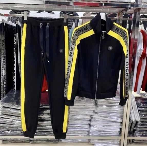 

Жіночий спортивний костюм RICH GLAM PRESTIGE YELLOW BLACK розмір M