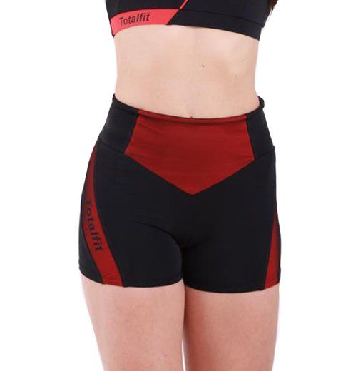 

Шорты спортивные H21-C4 TotalFit 2XS Черно-красный