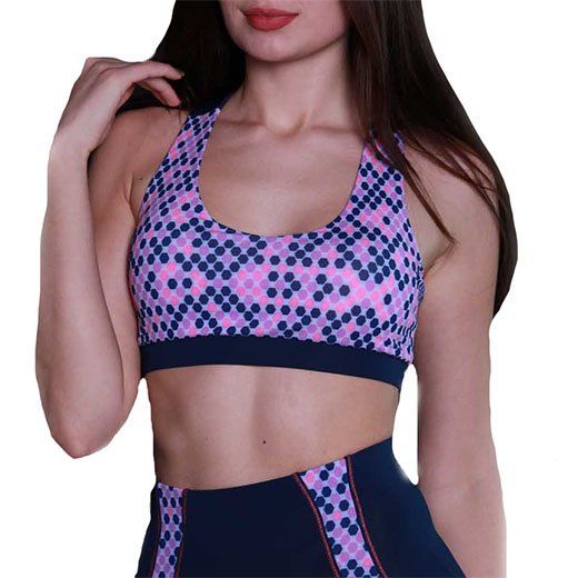 

Топ T11 TotalFit XS Сине-розовый