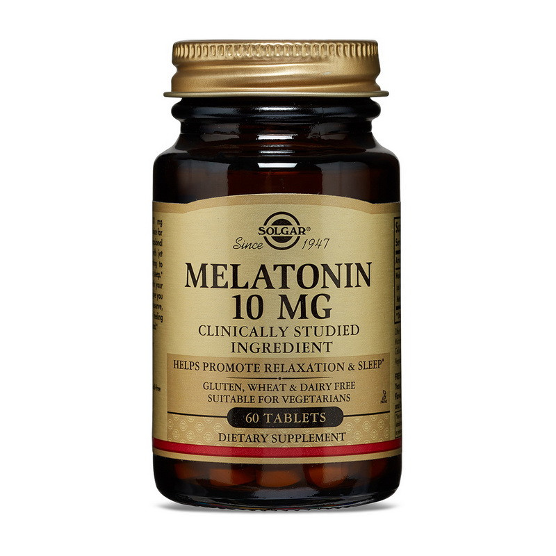 

Мелатонин для сна Солгар / Solgar Melatonin 10 mg 60 tab