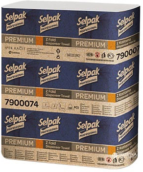 

Бумажное полотенце Selpak Professional Premium Z двухслойные 200 листов