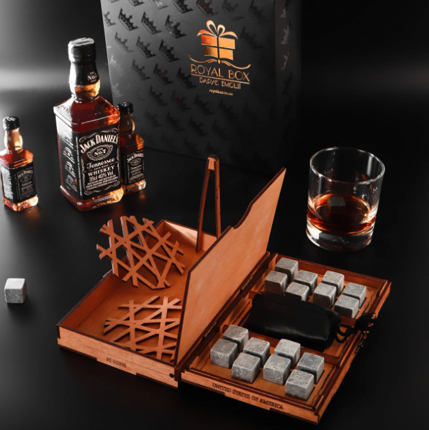 

Подарочный набор "Mens box" для мужчины с стеатита, цвет подарочной коробки-черный (4001)