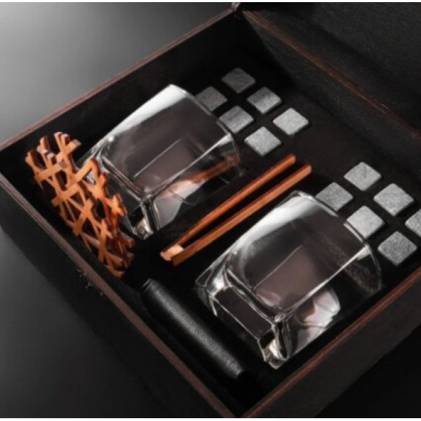 

Подарочные наборы Whisky Stones UNi для мужчин, Sterling 12 шт камней черный