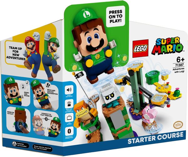 

Конструктор LEGO Super Mario Стартовый набор Приключения с Луиджи (71387)
