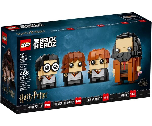 

Конструктор LEGO Brick Headz Гарри, Гермиона, Рон и Хагрид (40495)
