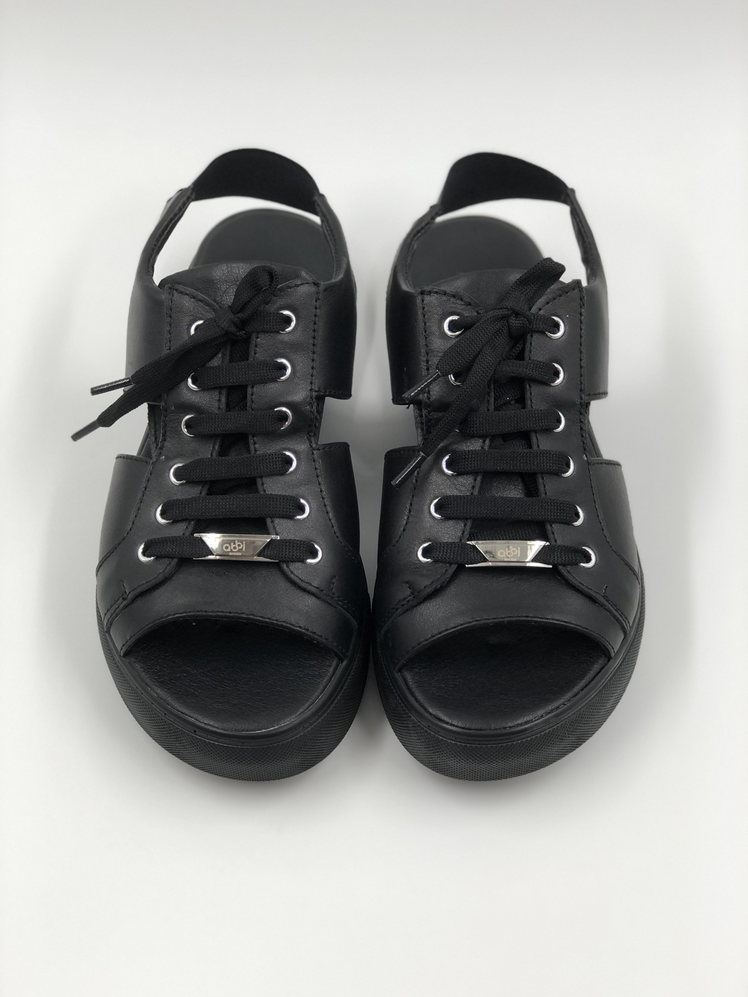 

Женские босоножки ABBI shoes 110-01 кожа 40 р. 26 см. чёрные