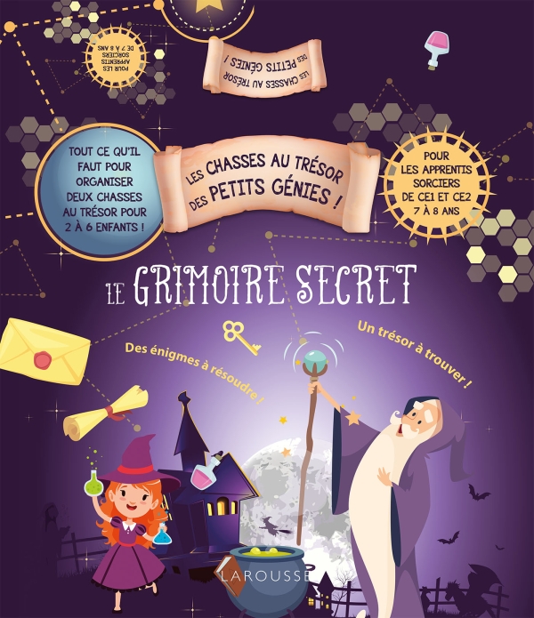 

Les chasses au trеsor des petits gеnies: Le grimoire secret - Collectif - 9782035962263