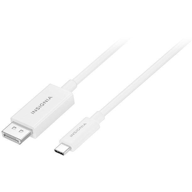 

​Кабель Insignia 6 ft USB Type-C to Displayport Cable NS-PCKCD6-C white