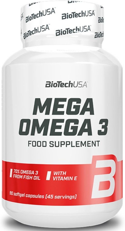 

Жирные кислоты Biotech USA Mega Omega 3 1000 mg 90 caps
