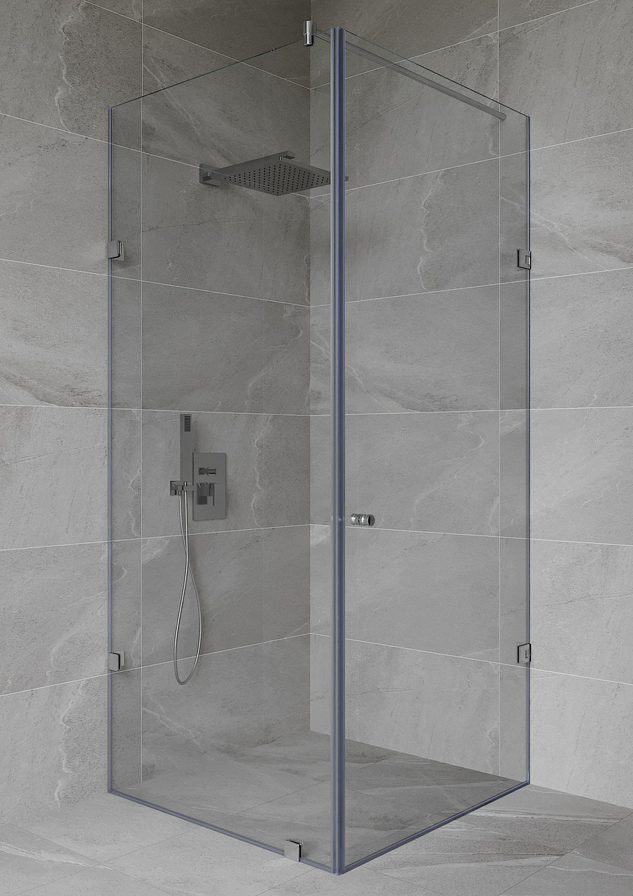 

S-Mix Душевая кабина с распашными дверями 2000*800*900мм, прозрачная 90-1