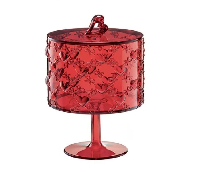 

Цукерниця на ніжці Guzzini Love Red Італія