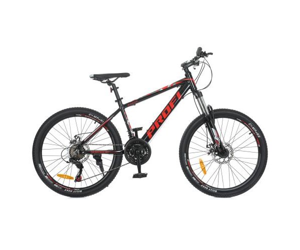 

Спортивный велосипед Profi G24 SHARP 24", Черно-красный
