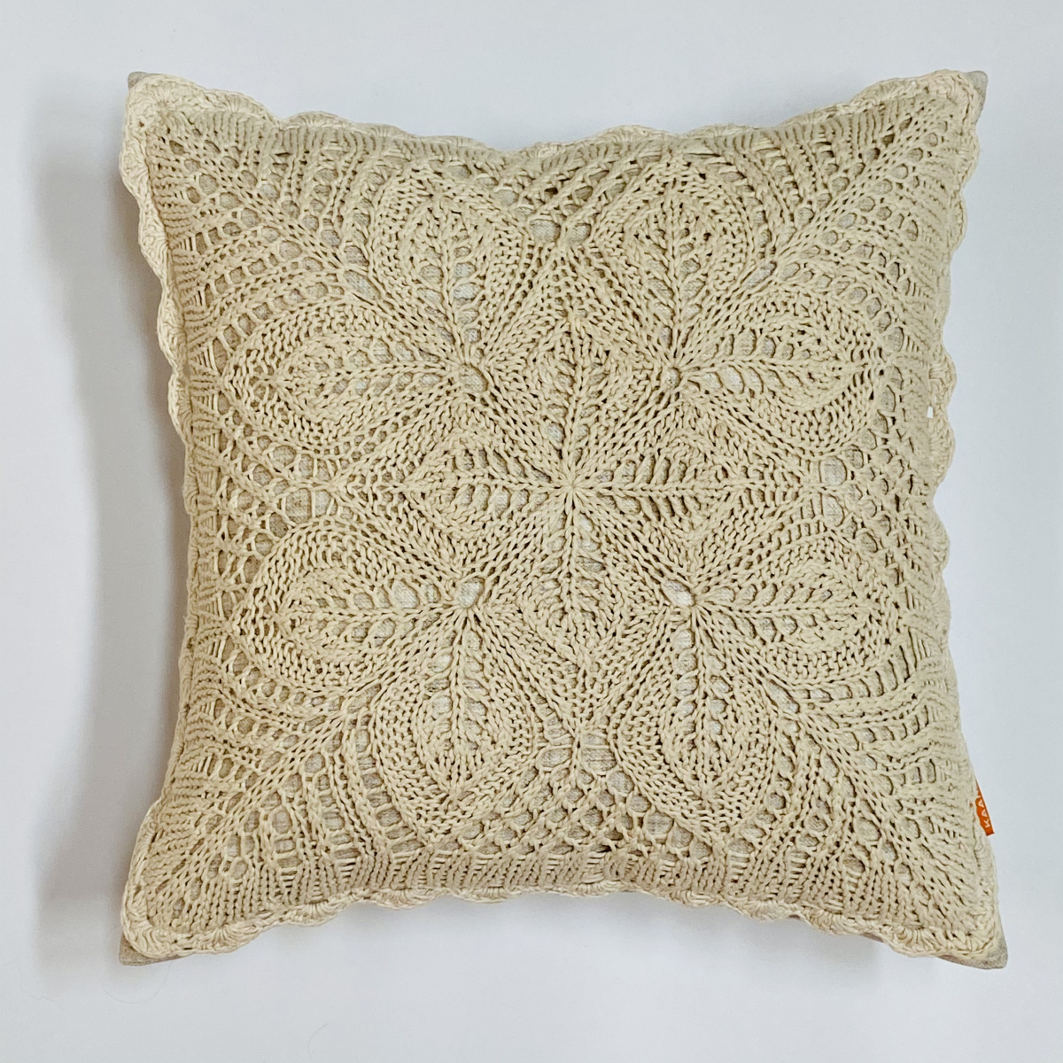 

Подушка Kaanni Нежный Шебби-шик 40х40 см 40x40 Бежевый