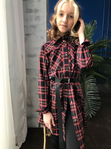 

Платье-рубашка Sofia Shelest Милан PL0889 152 см Красный