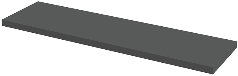 

Полка DC Gina 1085х300х32 мм Графитовая