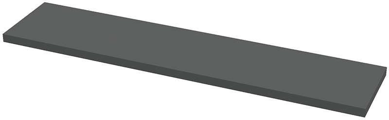 

Полка DC Gina 1360х300х32 мм Графитовая