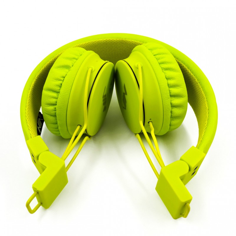 

Накладные Bluetooth стерео наушники NIA X2 Light-green