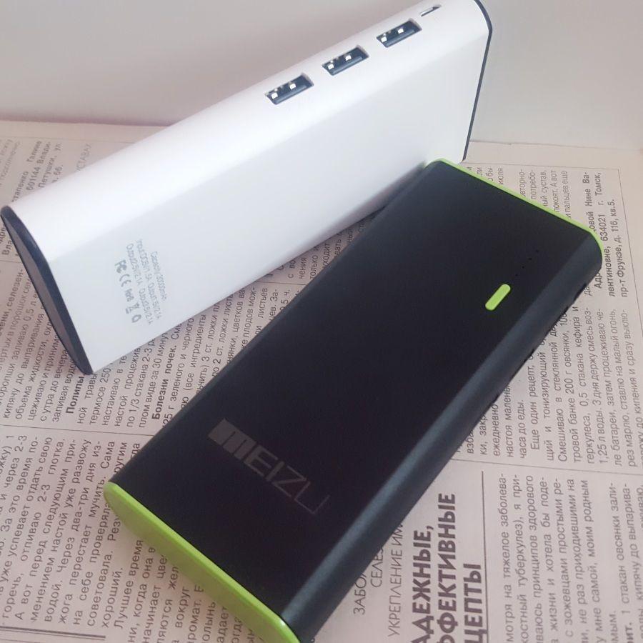

Повербанк MEIZU LED 30000 mAh 3 USB Power bank мейзу повер банк павер пауэр