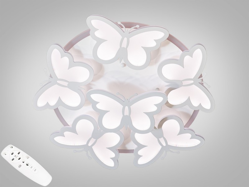 

Люстра LED-люстра с диммером и RGB подсветкой 8067/5+1 WH LED RB dimmer, 100W (LI400245)