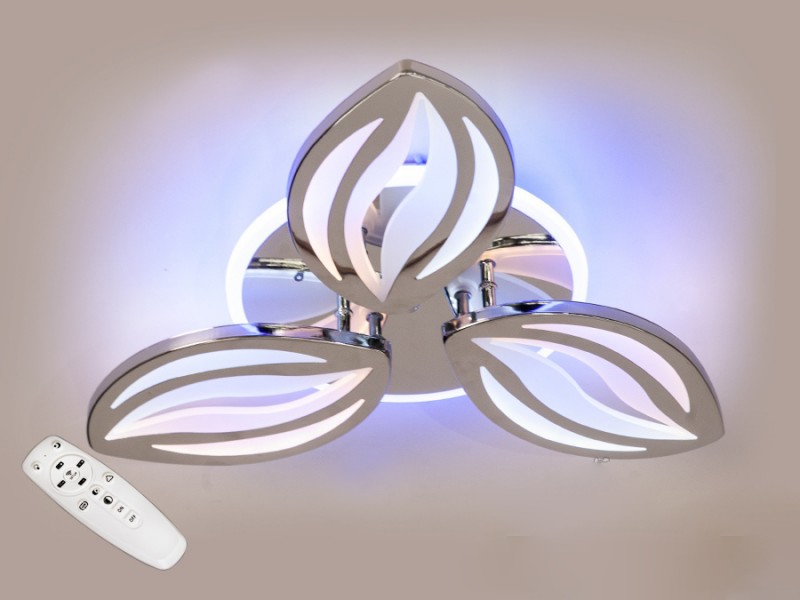 

Люстра Потолочная люстра с диммером и LED подсветкой 8092/3 HR LED 3color dimmer, 65W (LI400254)