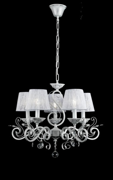 

Люстра свеча Ray L30279/5 (WT+SL) (AN001626)