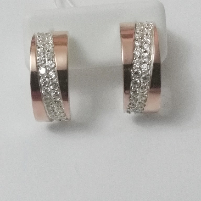 

Серьги из серебра и золота Неаполь, 0353.10