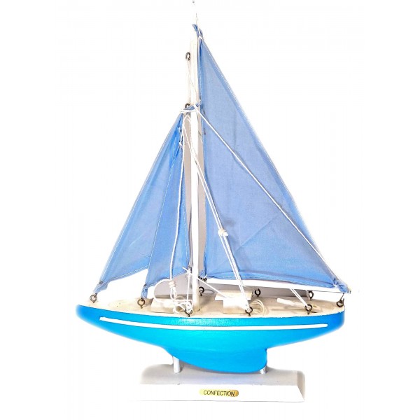 

Яхта деревянная Blue (24х33х5,5 см) Darshan