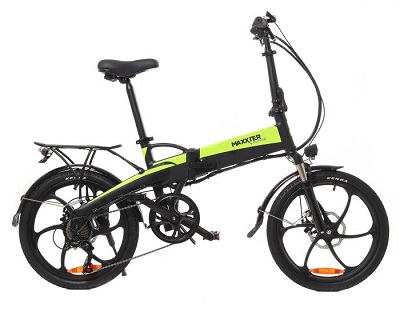 

Электровелосипед Maxxter RUFFER (black-green)