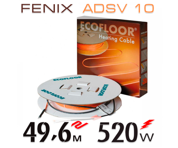 

Нагревательный кабель Fenix ​​ADSV 10 Вт - 49,6 м