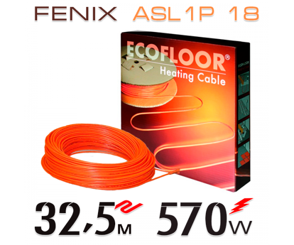 

Нагревательный кабель Fenix ​​ASL1P 18 Вт - 32,5 м