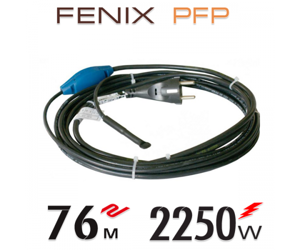 

Нагревательный мат кабель Fenix ​​PFP 30 Вт / м со встроенным термостатом - 76 м.п.