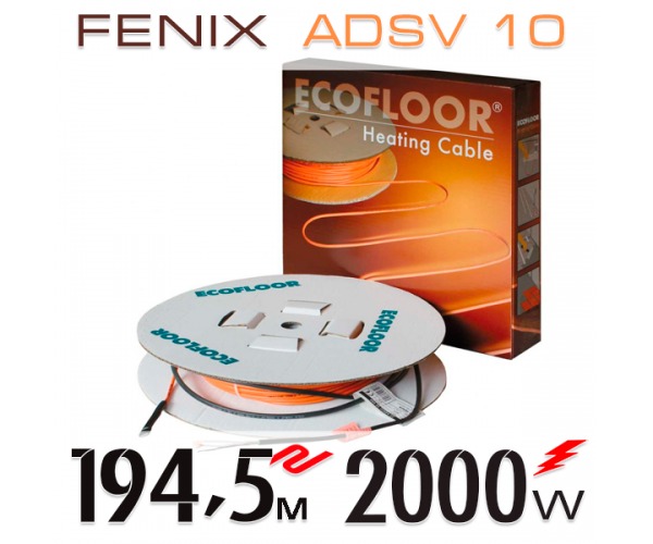 

Нагревательный кабель Fenix ​​ADSV 10 Вт - 194,5 м