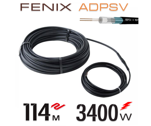 

Нагревательный мат кабель Fenix ​​ADPSV 30 W / m - 114 м.п.
