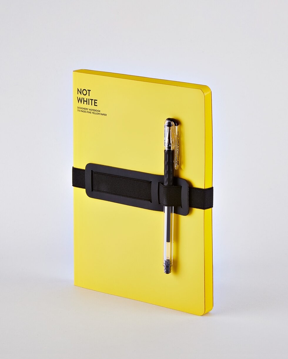 

Блокнот Nuuna Not White Yellow 176 страниц