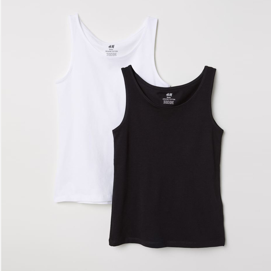 

Топ H&M 060194270 170 см 2 шт Черный/Белый (6666000145161)
