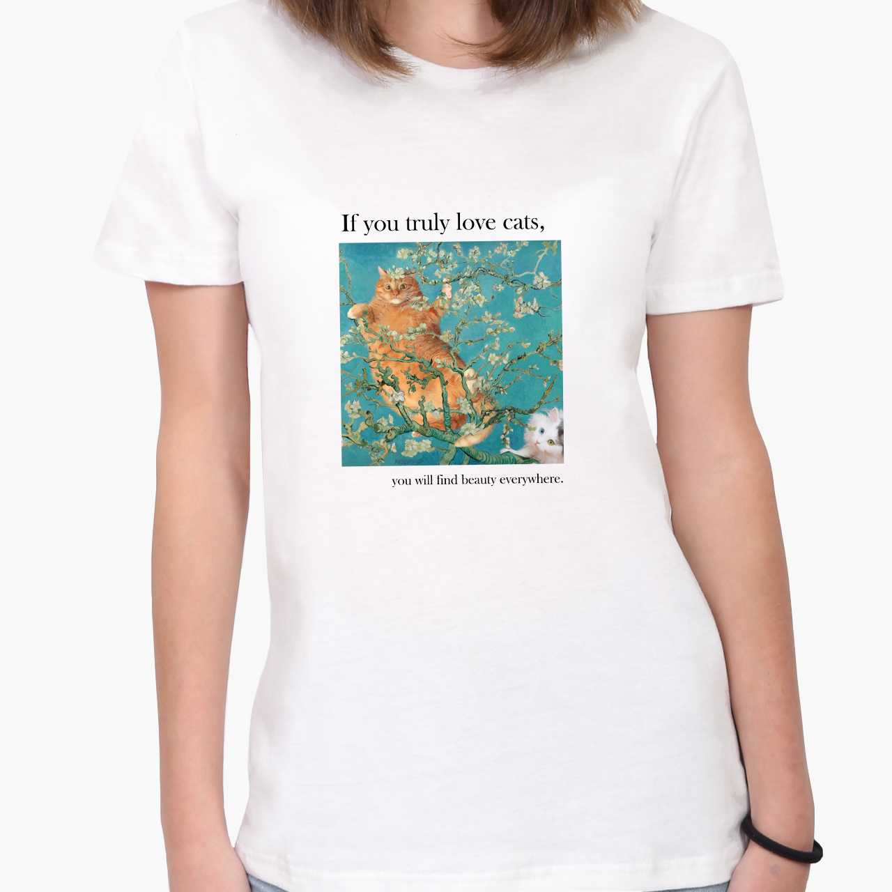 

Футболка женская Винсент Ван Гог Кот (Vincent van Gogh Cat) (8976-2963-7)  Белая, Футболка женская Винсент Ван Гог Кот (Vincent van Gogh Cat) (8976-2963-7) M Белая