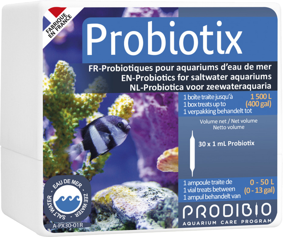 

Пробиотический комплекс для регулярного использования при подменах воды Prodibio Probiotix 30 ампул