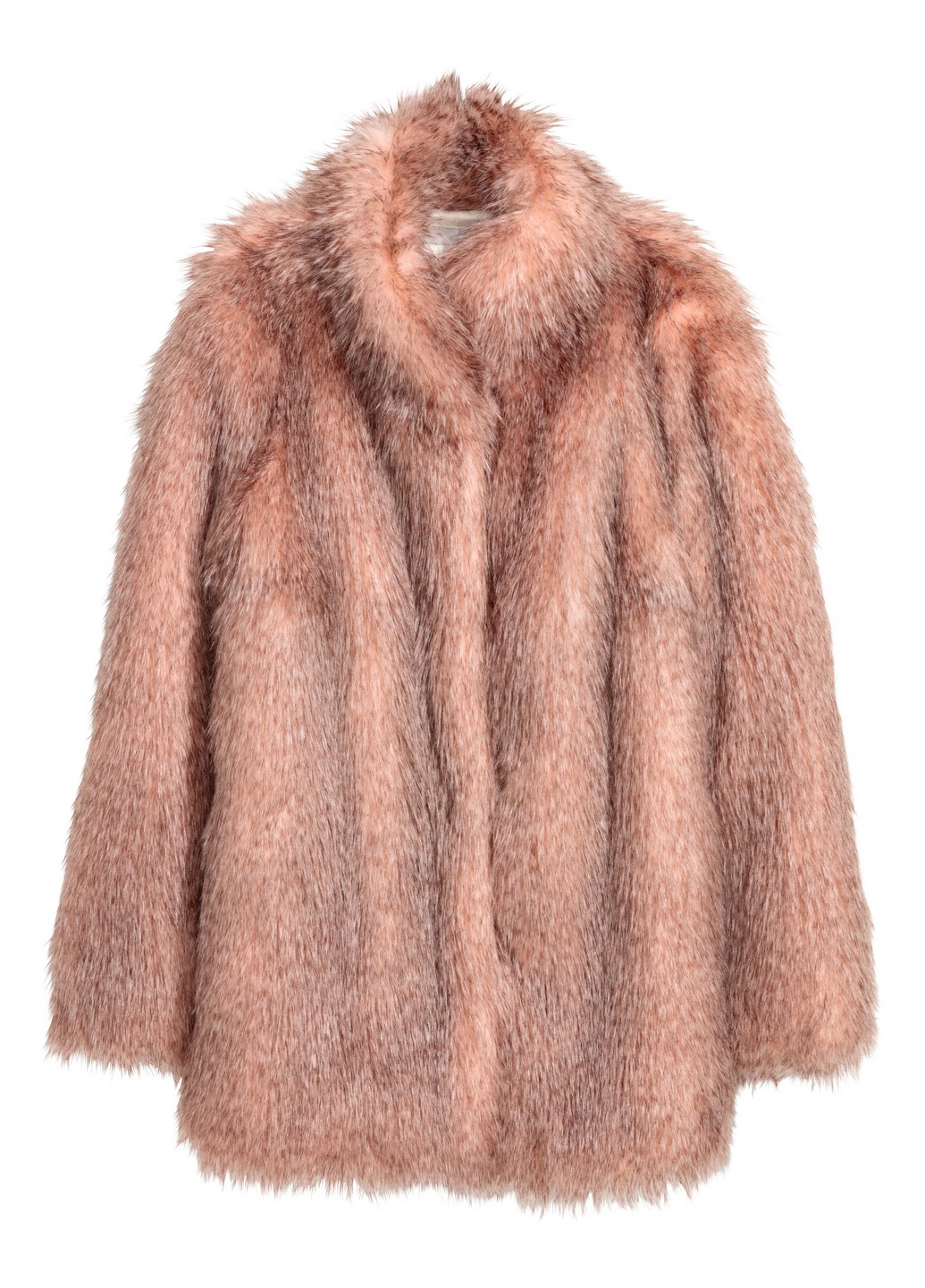 

Полушубок H&M 32 Розово-коричневый 0549605