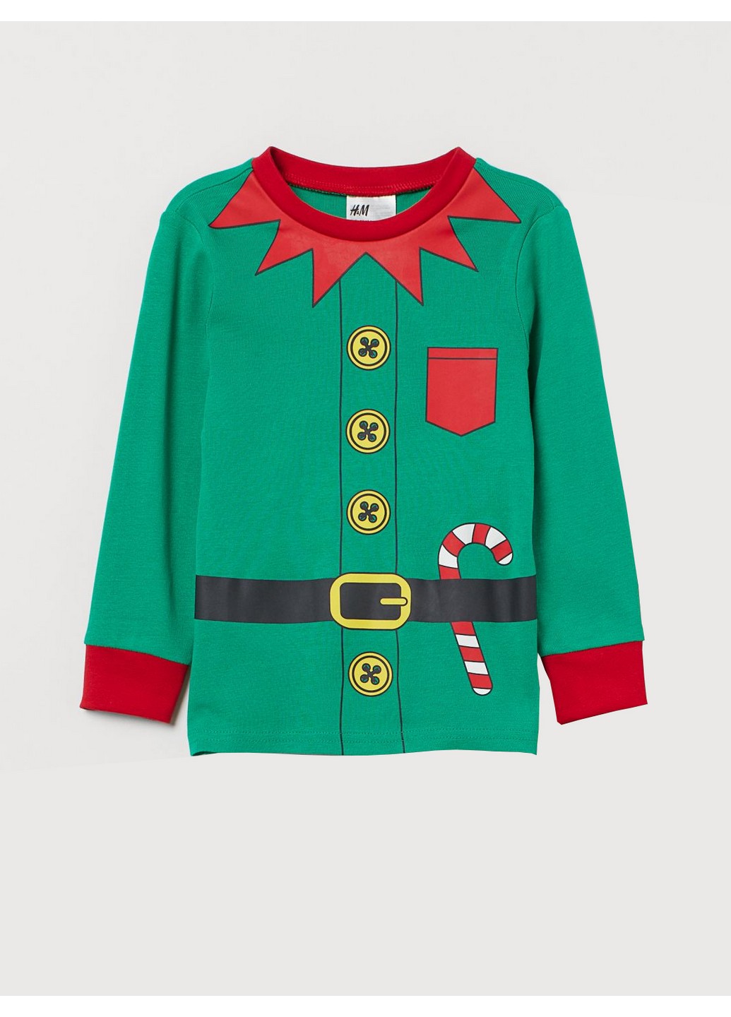 

Лонгслив H&M 110/116 Зеленый 0730454_желт.пугов