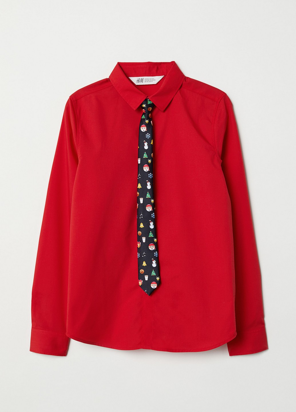 

Галстук H&M Черный 0579165_снеговик