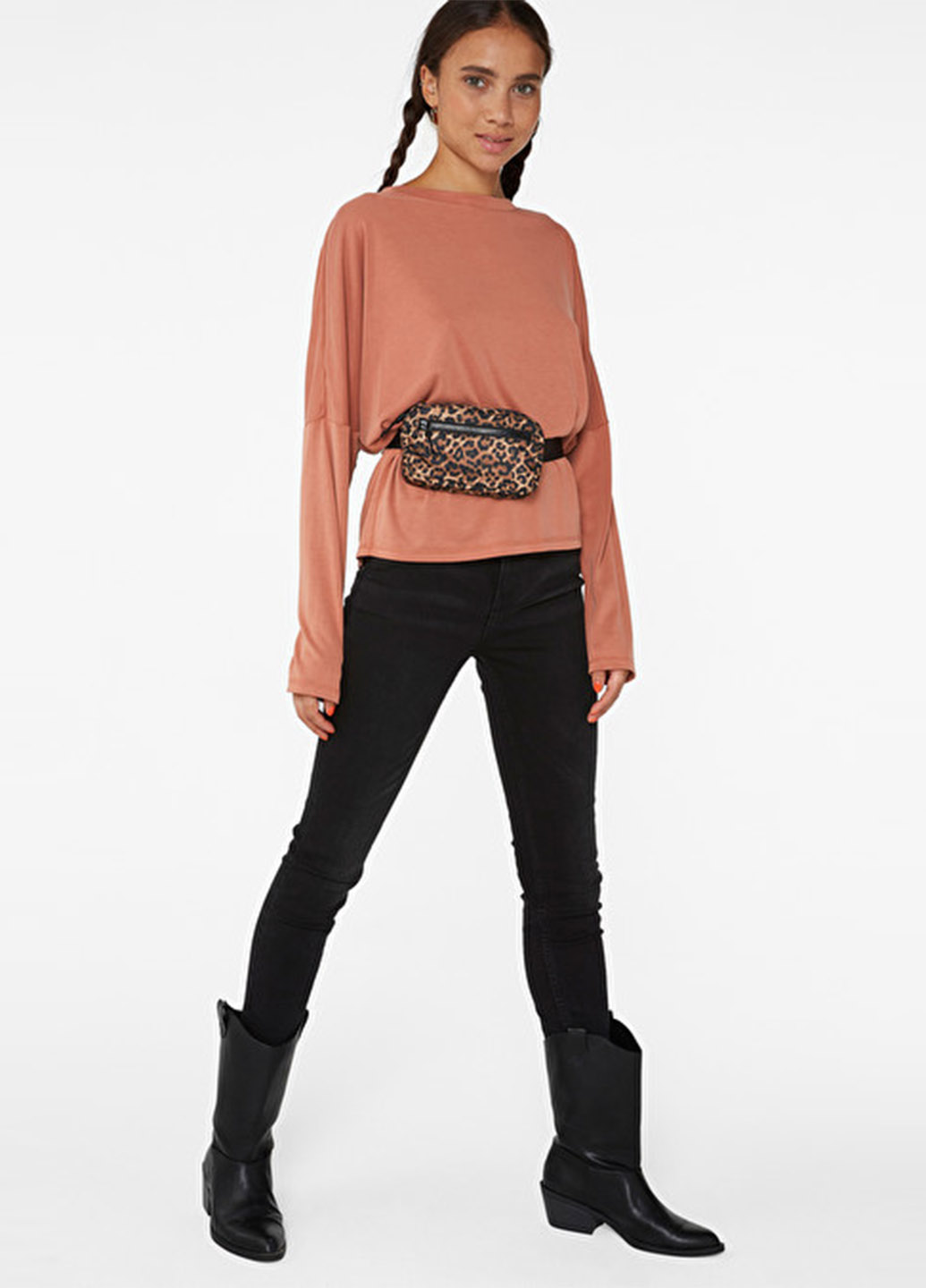 

Лонгслив Monki XS розовый. 0635987