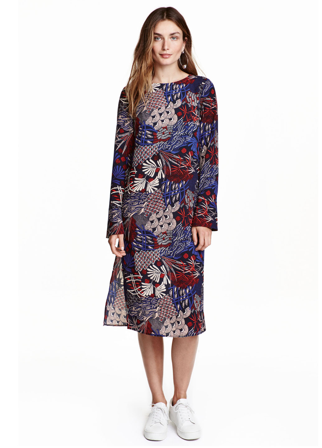 

Платье H&M 32 Синий 0401689_узор