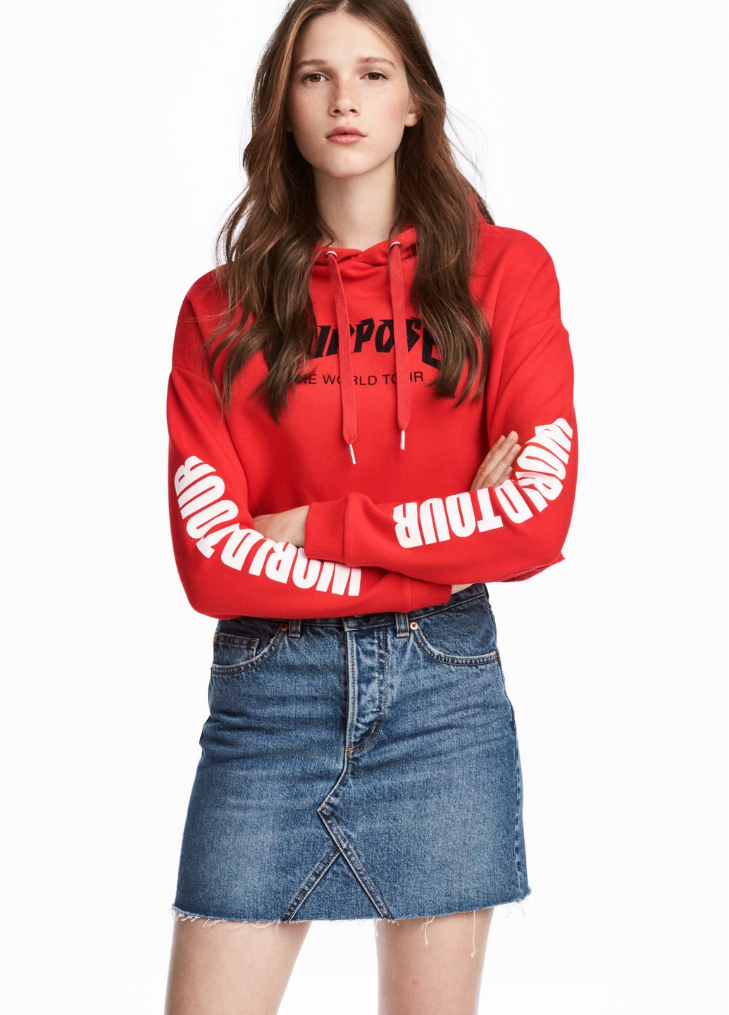 

Свитшот H&M S Красный 0538398