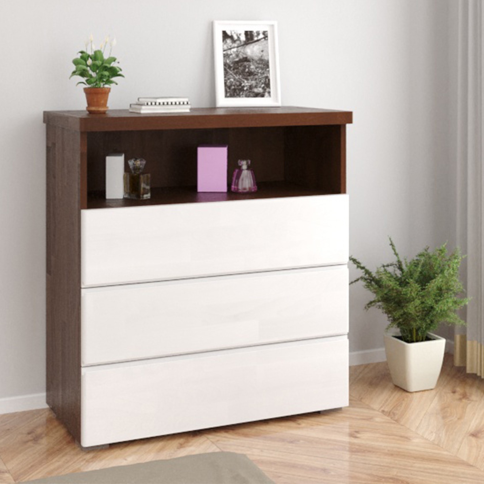 

Комод Регина 3Ш1П (Arbor Drev) Темный орех 71205_10